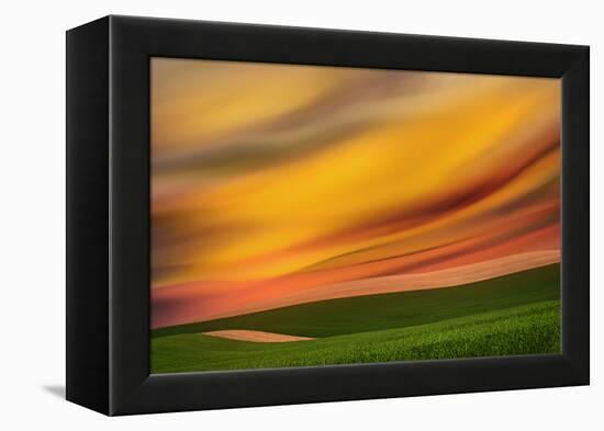 Palouse Abstract 2-Ursula Abresch-Framed Premier Image Canvas