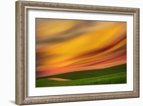 Palouse Abstract 2-Ursula Abresch-Framed Photographic Print