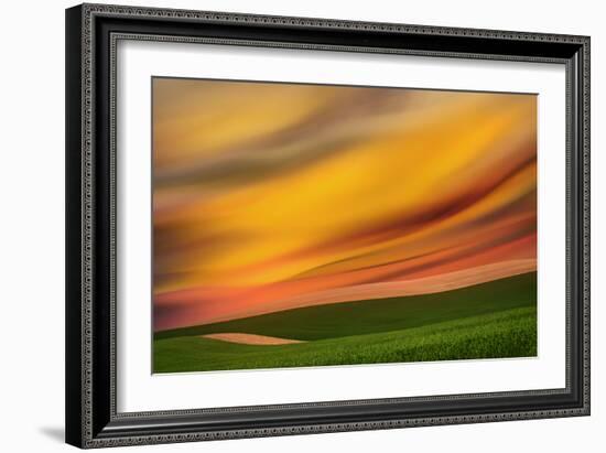 Palouse Abstract 2-Ursula Abresch-Framed Photographic Print