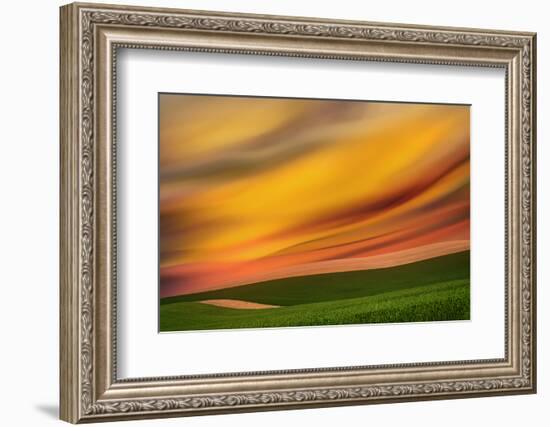 Palouse Abstract 2-Ursula Abresch-Framed Photographic Print