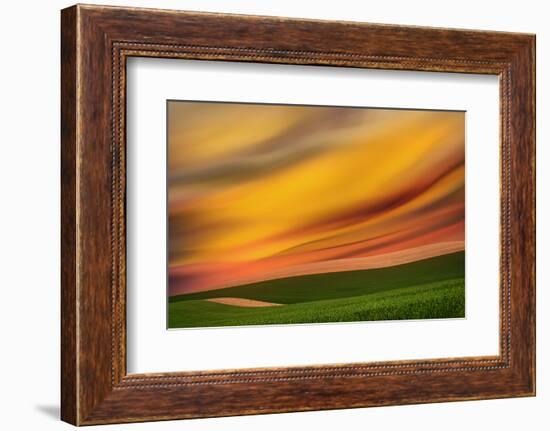 Palouse Abstract 2-Ursula Abresch-Framed Photographic Print