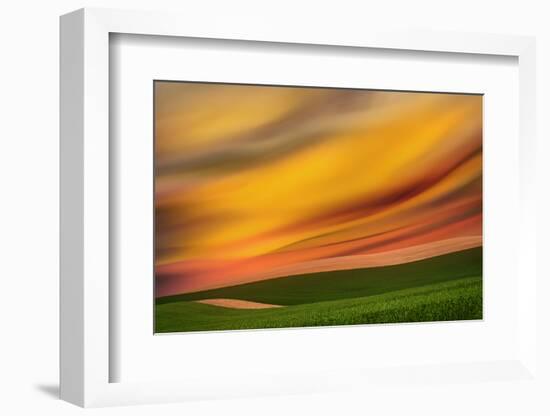 Palouse Abstract 2-Ursula Abresch-Framed Photographic Print