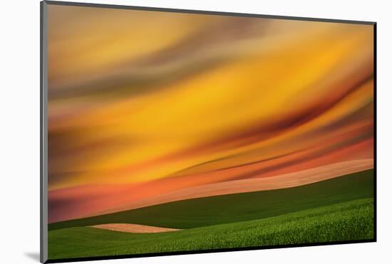 Palouse Abstract 2-Ursula Abresch-Mounted Photographic Print