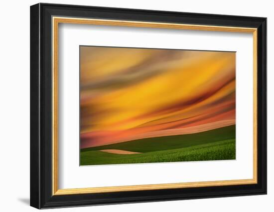 Palouse Abstract 2-Ursula Abresch-Framed Photographic Print