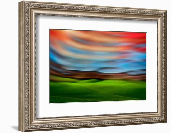 Palouse Abstract 3-Ursula Abresch-Framed Photographic Print