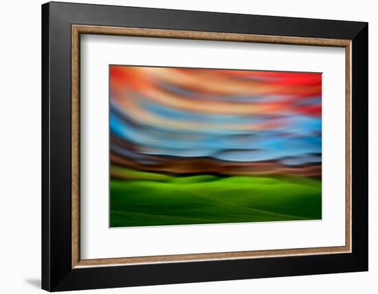 Palouse Abstract 3-Ursula Abresch-Framed Photographic Print