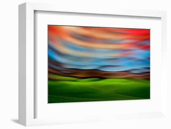 Palouse Abstract 3-Ursula Abresch-Framed Photographic Print