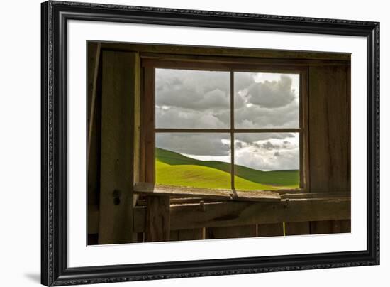 Palouse Barn-David Winston-Framed Art Print