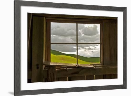 Palouse Barn-David Winston-Framed Art Print