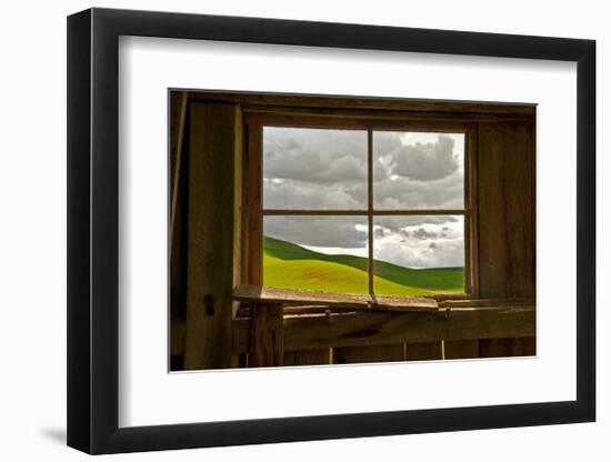 Palouse Barn-David Winston-Framed Giclee Print