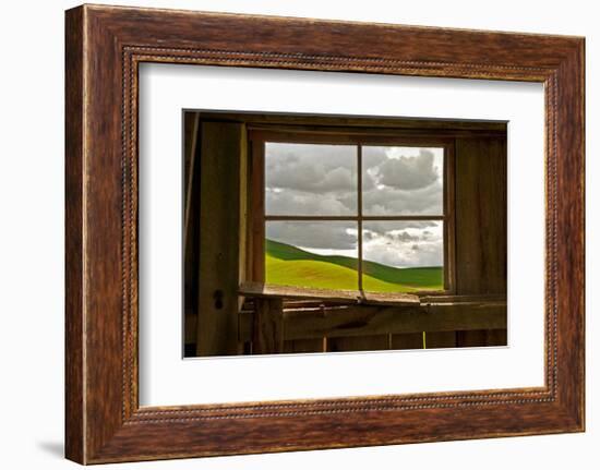 Palouse Barn-David Winston-Framed Giclee Print