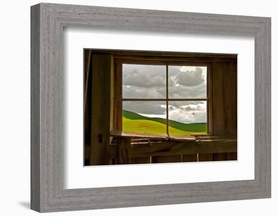 Palouse Barn-David Winston-Framed Giclee Print