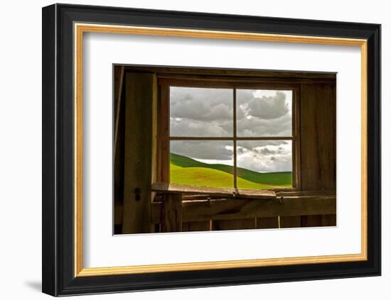 Palouse Barn-David Winston-Framed Giclee Print