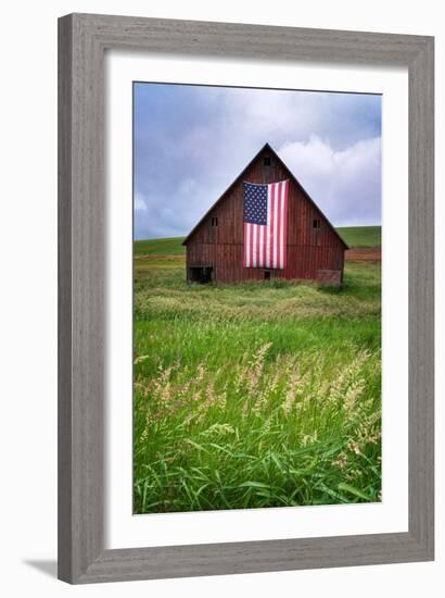 Palouse Barn-Jason Savage-Framed Art Print