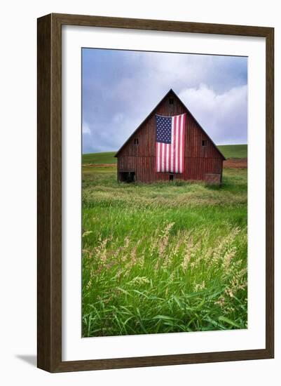 Palouse Barn-Jason Savage-Framed Art Print