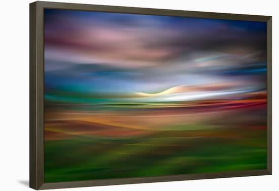 Palouse Evening Abstract-Ursula Abresch-Framed Premier Image Canvas