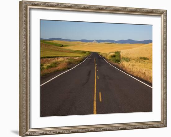 Palouse Farmland, Whitman County, Washington, USA-Jamie & Judy Wild-Framed Photographic Print