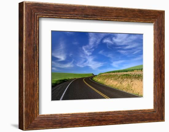 Palouse Road-Ursula Abresch-Framed Photographic Print