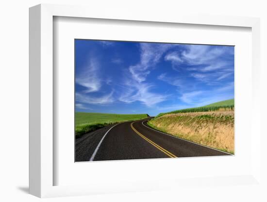 Palouse Road-Ursula Abresch-Framed Photographic Print