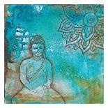 Serenity Buddha II-Pam Varacek-Framed Art Print