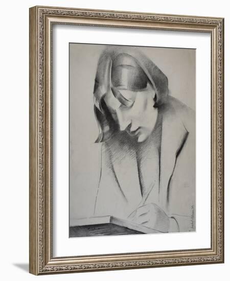 Pamela, fellow Slade student, 1936-Isabel Alexander-Framed Giclee Print