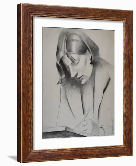 Pamela, fellow Slade student, 1936-Isabel Alexander-Framed Giclee Print