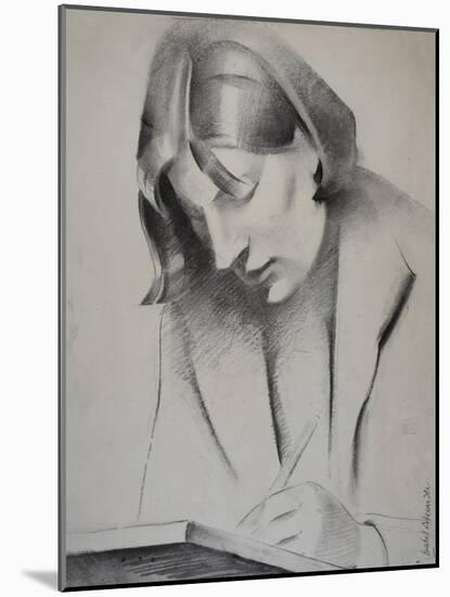 Pamela, fellow Slade student, 1936-Isabel Alexander-Mounted Giclee Print