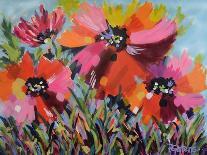 Wild Rose Garden-Pamela Gatens-Framed Stretched Canvas