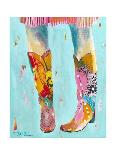 Flip Flops on the Beach-Pamela K. Beer-Art Print