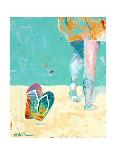 Flip Flops on the Beach-Pamela K. Beer-Art Print