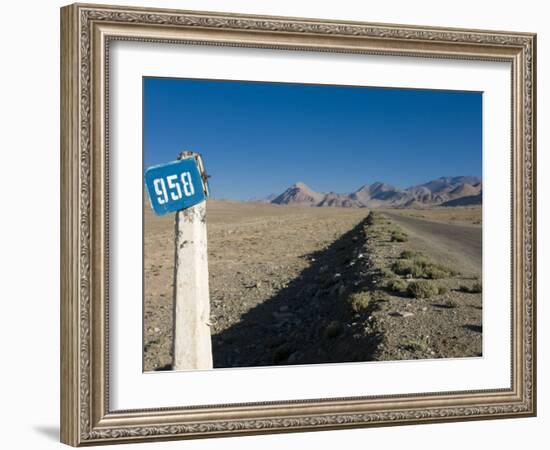 Pamir Highway, the Pamirs, Tajikistan, Central Asia-Michael Runkel-Framed Photographic Print