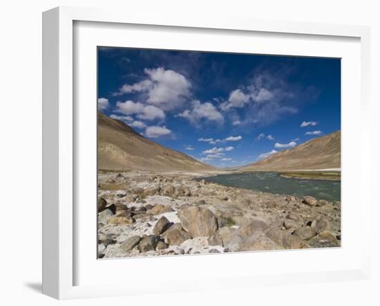 Pamir River, Tajikistan, Central Asia-Michael Runkel-Framed Photographic Print