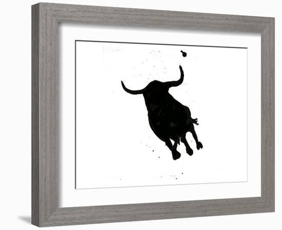 Pamplona Bull I-Rosa Mesa-Framed Art Print