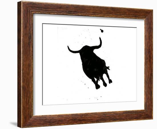 Pamplona Bull I-Rosa Mesa-Framed Art Print