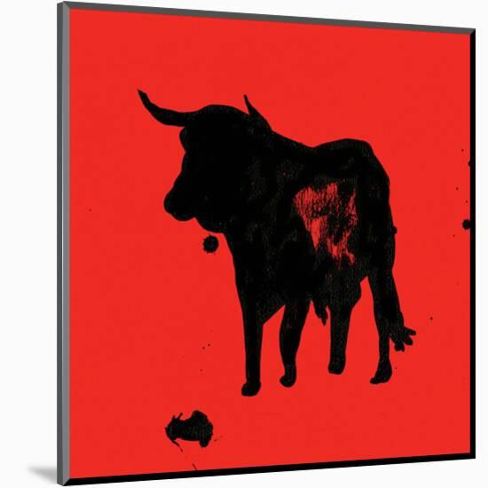 Pamplona Bull II-Rosa Mesa-Mounted Art Print