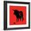 Pamplona Bull II-Rosa Mesa-Framed Art Print