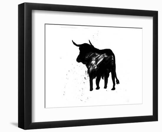 Pamplona Bull IV-Rosa Mesa-Framed Art Print