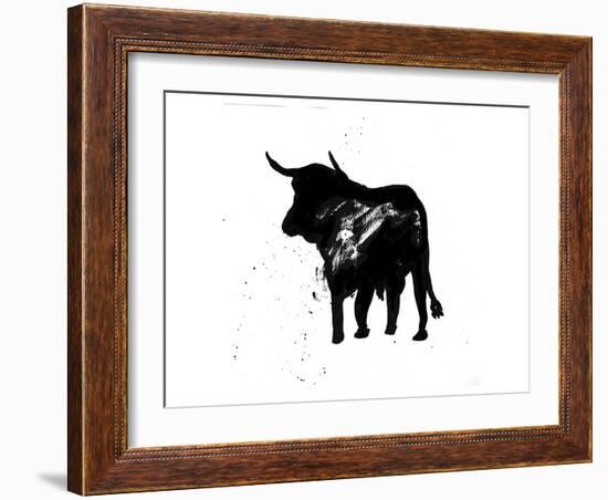 Pamplona Bull IV-Rosa Mesa-Framed Art Print