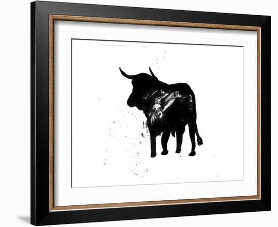 Pamplona Bull IV-Rosa Mesa-Framed Art Print