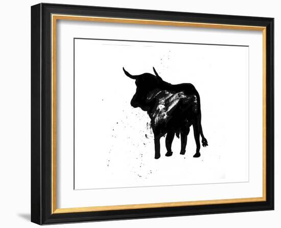 Pamplona Bull IV-Rosa Mesa-Framed Art Print