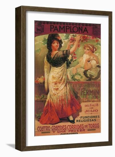 Pamplona I-null-Framed Giclee Print