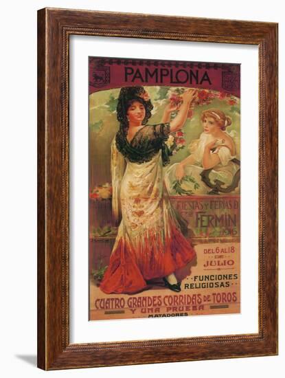 Pamplona I-null-Framed Giclee Print