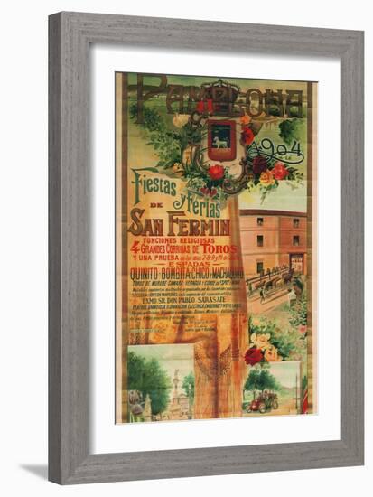 Pamplona IX-null-Framed Giclee Print