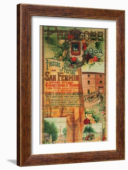 Pamplona IX-null-Framed Giclee Print