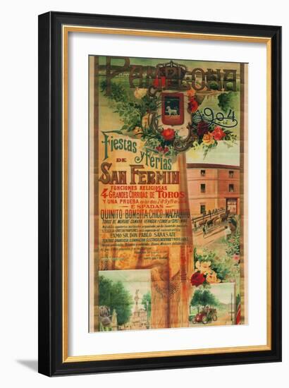 Pamplona IX-null-Framed Giclee Print