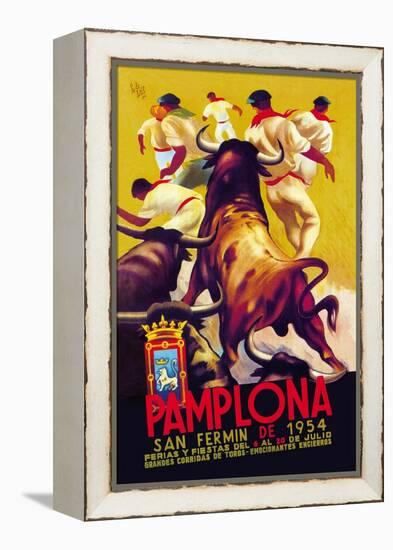 Pamplona, San Fermin-Charles Dana Gibson-Framed Stretched Canvas