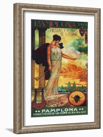 Pamplona V-null-Framed Giclee Print