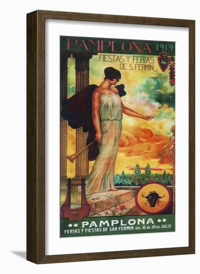 Pamplona V-null-Framed Giclee Print