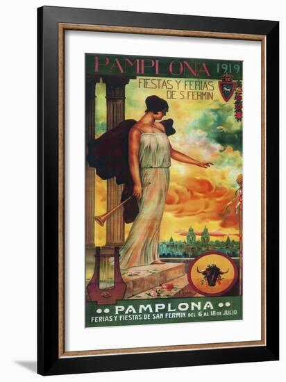 Pamplona V-null-Framed Giclee Print