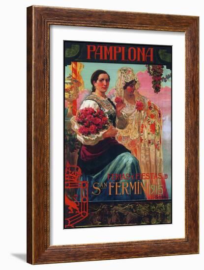 Pamplona VI-null-Framed Giclee Print